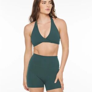 Crop Shop Boutique Forest Green Sports Bra Sierra Serenity
